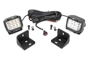 Can-Am Defender DPS HD10 LED Light - Rear Cab Mount - Rough Country - Wide Angle - Chrome - '16-'18 Can-Am Defender DPS HD10 LED Light - Rear Cab Mount - Rough Country - Wide Angle - Chrome - '16-'18